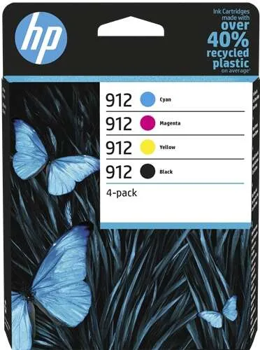 HP Tinta Nº 912 Pack de 4 para OfficeJet / OfficeJet Pro 8000 Series