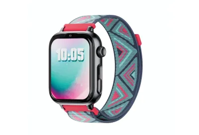 Savefamily Reloj Inteligente Smartwatch Infantil SaveWatch Plus 2 - Pantalla Amoled - Carcasa Negra - Correa Tela Tribeca