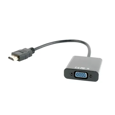 Gembird Adaptador HDMI a VGA con Audio - Conectividad de Video y Sonido