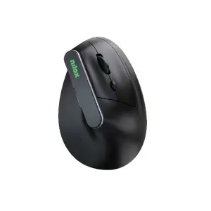 Nilox Ratón Inalámbrico Vertical Recargable 1600 DPI Negro