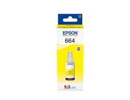 Epson Tinta Bote Amarillo Ecotank L355, 555 / Et-2500, 2550 , 2600 , 4500, 14000 - Nº 664