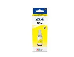 Epson Tinta Bote Amarillo Ecotank L355, 555 / Et-2500, 2550 , 2600 , 4500, 14000 - Nº 664