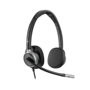 HP Poly Mission 625 Auriculares con Micrófono y Almohadillas Acolchadas