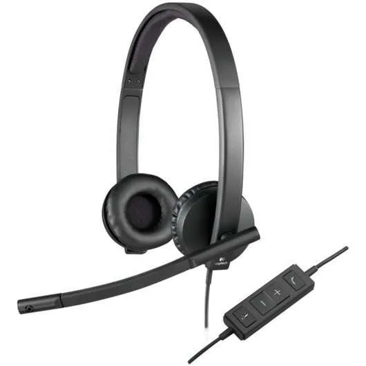 Logitech Auricular Estéreo H570e USB