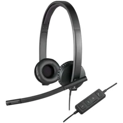 Logitech Auricular Estéreo H570e USB
