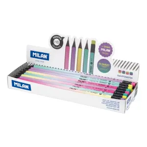 Milan Lápices Con Goma Sunset Grafito HB Surtidos - Caja 24 Unidades