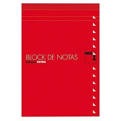Pacsa Bloc Notas 80H Trepadas 16º 4x4 Con Tapa - Paquete de 10 Unidades