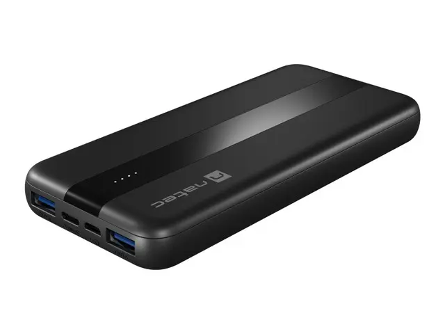 NATEC Trevi Slim Q V2 Power Bank Polímero De Litio 10000 mAh Negro