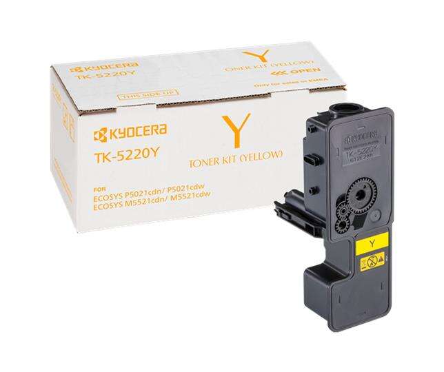 Kyocera Tk5220 Amarillo Cartucho De Toner Original - Reemplaza 1T02R9Anl1/Tk5220Y