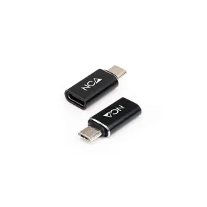 Nanocable Adaptador Micro USB a USB-C - Color Negro