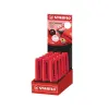 Stabilo Boss 70 Expositor con 15 Marcadores Fluorescentes Rojo Real - Trazo 2-5mm - Recargable