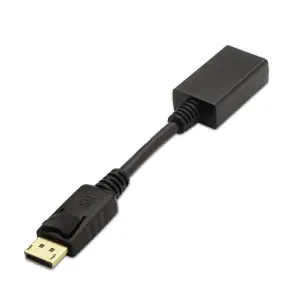 Aisens Convertidor DisplayPort a HDMI DP/M - HDMI A/H Negro 15cm
