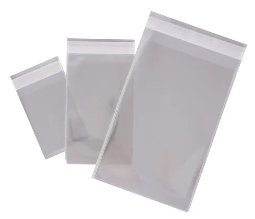 Apli Bolsas Cierre Adhesivo Polipropileno Transparentes 80x120mm Pack 100 Unidades