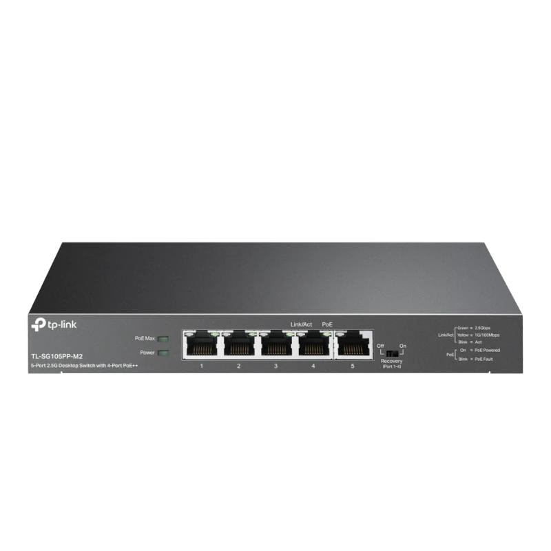 Tp-Link Tl-Sg105Pp-M2 Switch 4X2.5G Poe++ 1X2.5G