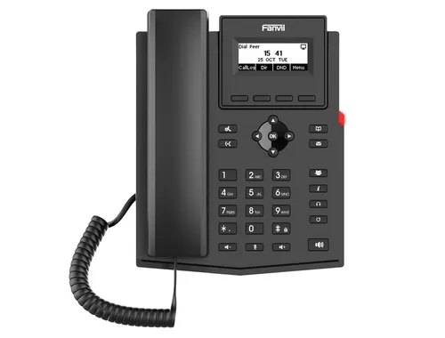 Fanvil X301P Teléfono SIP de 2 Líneas con PoE