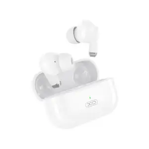 XO X40 Auriculares TWS Bluetooth 5.3 Doble Micrófono Control Táctil Estuche 250mAh Blanco