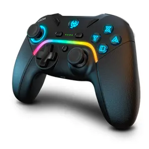 KROM Gamepad Kayros Wireless RGB para PC, Switch y Android