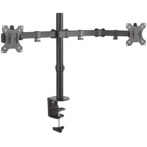 AISENS SOPORTE DE MESA ECO GIRATORIO INCLINABLE 3 PIVOTES 2 BRAZOS PARA TV/MONITOR 8KG 13"/32" NEGRO