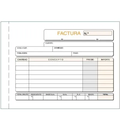 Loan Talonario Facturas Octavo Apaisado Duplicado Autocopia