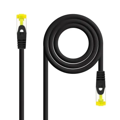 Nanocable Latiguillo LSZH Cat.6A S/FTP 25cm Negro