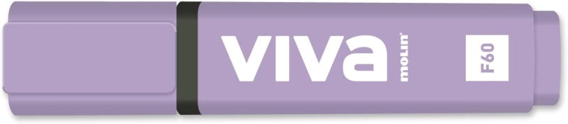 Molin Viva Marcador Fluorescente - Trazo Entre 1 Y 5Mm - Tinta Con Base De Agua - Color Violeta