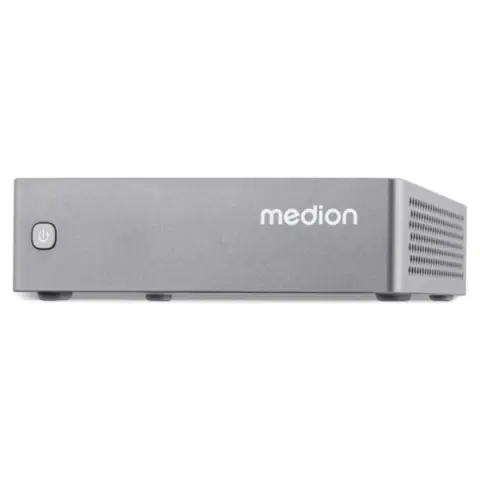 Medion S06 MD35444 Mini Barebone Intel Core i5-1335U, HDMI, DisplayPort, USB3.2, USB-C, RJ-45, WIFI6, Bluetooth 5.2, Gris