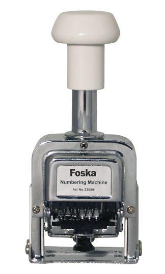 Foska Sello Numerador Automatico 5Mm 6 Bandas