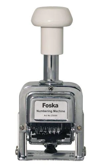 Foska Sello Numerador Automatico 5Mm 6 Bandas