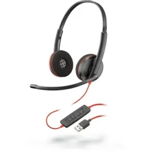 HP Blackwire 3320 USB-C Auriculares con Micrófono y Almohadillas Acolchadas