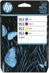 HP 953 Pack de 4 Cartuchos de Tinta Originales para Impresoras