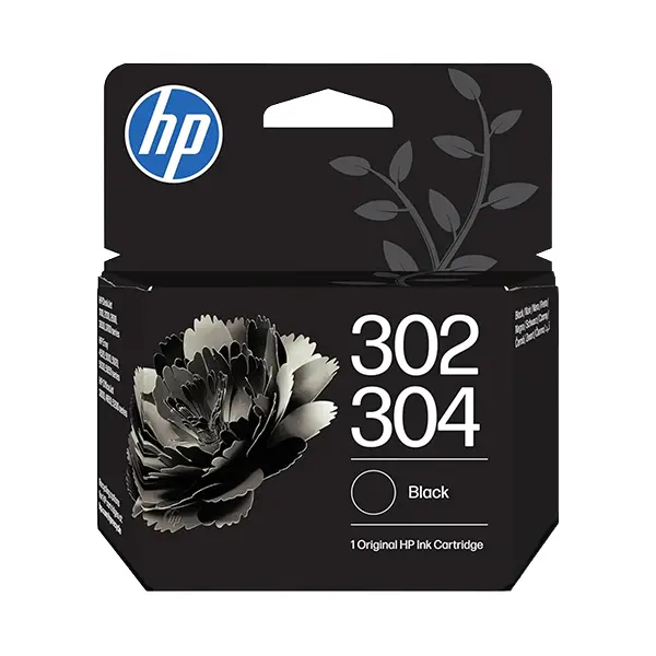 HP Cartucho de Tinta Negro Original 302/304 - B7RT7AE/F6U66AE/N9K06AE