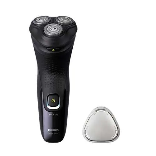 Philips Afeitadora Inalámbrica Serie 3000X - Autonomía 40 Min - Cuchillas Autoafilables - Cabezales 3D Flotantes - Color Negro