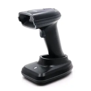 AVPos Lector Inalámbrico de Códigos 1D, 2D y QR - 2000mAh - 60m Bluetooth - Negro