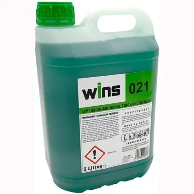 Vinfer Limpiador Amoniacal Pino Concentrado 5L - Garrafa Verde