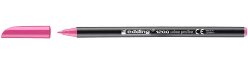 Edding 1200 Rotulador Punta Redonda 1mm Tinta Base Agua Color Rosa