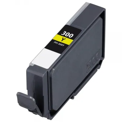 Canon PFI300 Amarillo Cartucho de Tinta Pigmentada Compatible 4196C001/PFI300Y