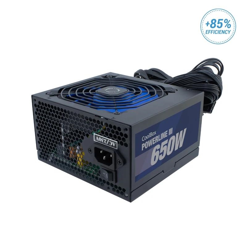 Coolbox Fuente Alim. Atx Powerline3 650W 85%Efi