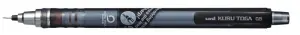 Uni-ball Kuru Toga M5-450T Portaminas 0.5mm con Sistema de Mina Giratoria y Goma de Borrar Negra