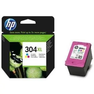 HP Cartucho de Tinta Tricolor Nº304XL para DeskJet y Envy Series