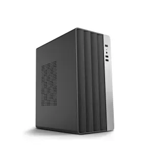 Coolbox M870 MicroATX Torre Caja con USB-C 3.1, USB-A 3.1, Audio y Fuente 500W Negra