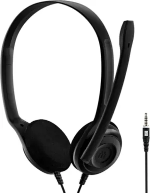 Epos PC 5 Auriculares Estéreo con Micrófono 3.5mm y Cable de 2m Color Negro