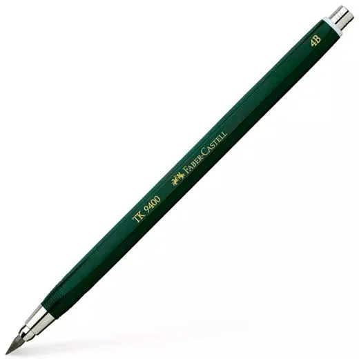 Faber Castell Portaminas Tk9400 3,15Mm Mina 4B Verde