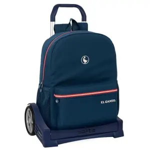 Safta Mochila Evolution El Ganso Classic 19,25L Azul con Carro