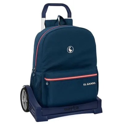 Safta Mochila Evolution El Ganso Classic 19,25L Azul con Carro