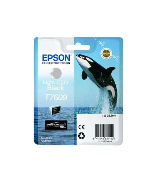 Epson T7609 Negro Light Light Cartucho De Tinta Original - C13T76094010