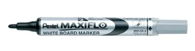Pentel Marcador Pizarra Blanca Maxiflo Mwl-5S Negro Caja 12 Ud