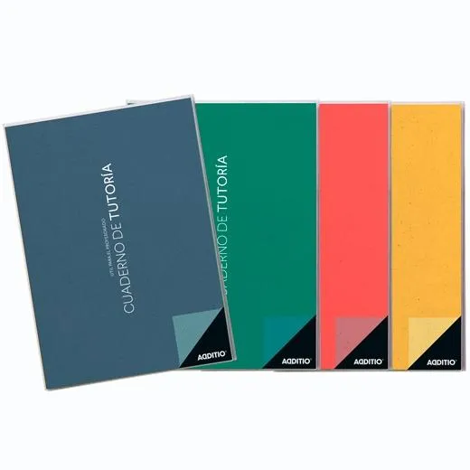 Additio Cuaderno De Tutoría A4 Para Seguimiento Del Alumnado Pvc 64 Páginas C/Surtidos