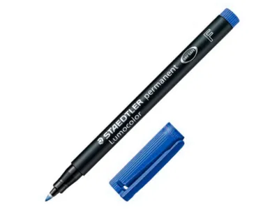 Staedtler Lumocolor 318 Rotulador Permanente Punta Fina 0.6mm Color Azul