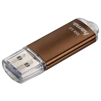 Hama Laeta Pendrive USB 3.2 32GB 70Mb/s Cuerpo Metálico Color Marrón