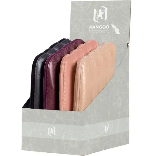 Oxford Estuche Kangoo Romance 20.5X6X5Cm 100% Piel Colores Surtidos